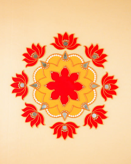Rangoli - Flower - Lotus - Set of 8 - WL5874