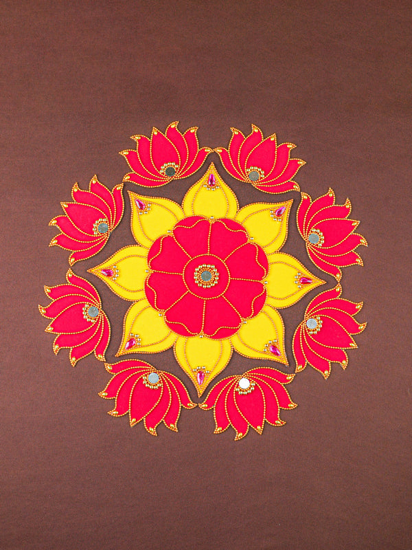 Rangoli - Flower - Set of 8 Lotus - WL5875