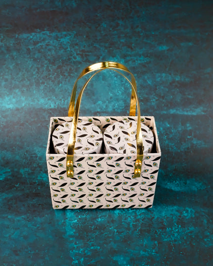 Hamper Box with 2 Tin Jar - WL5891