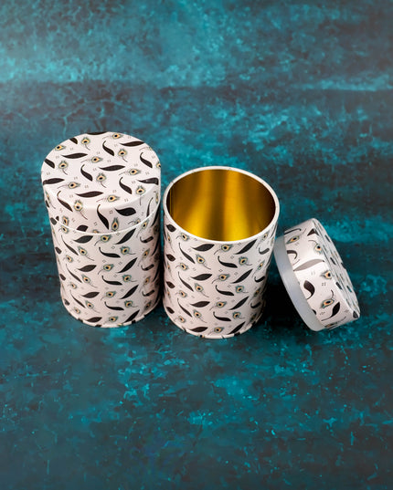 Hamper Box with 2 Tin Jar - WL5891