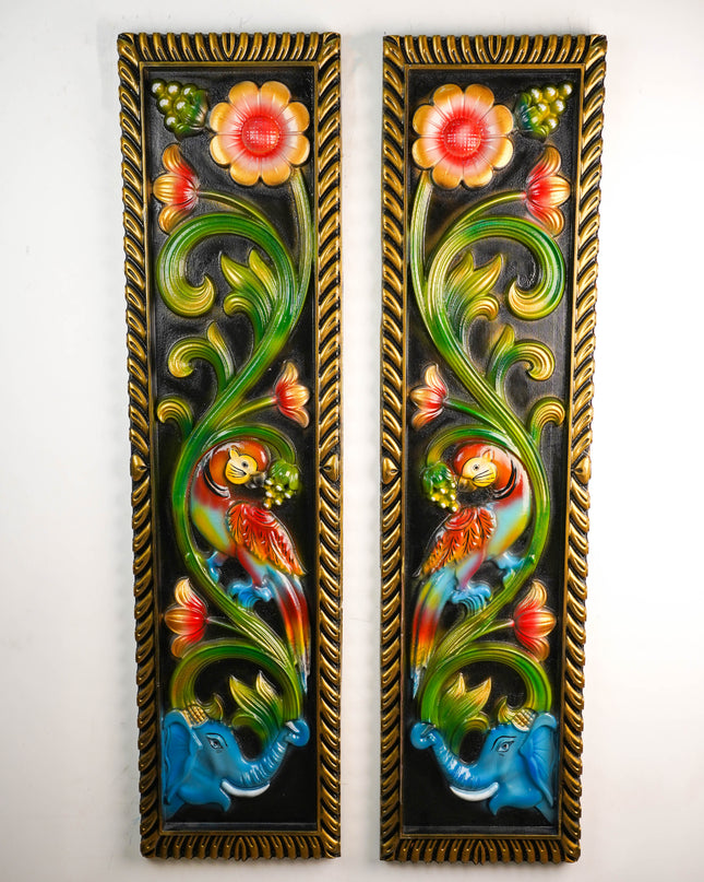 Elephant Wall Hanging Frames - Set of 2 - 47 inch - WL5903