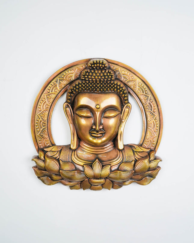 Buddha Wall Hanging Frame - Brown - 15 inch - WL5918-2