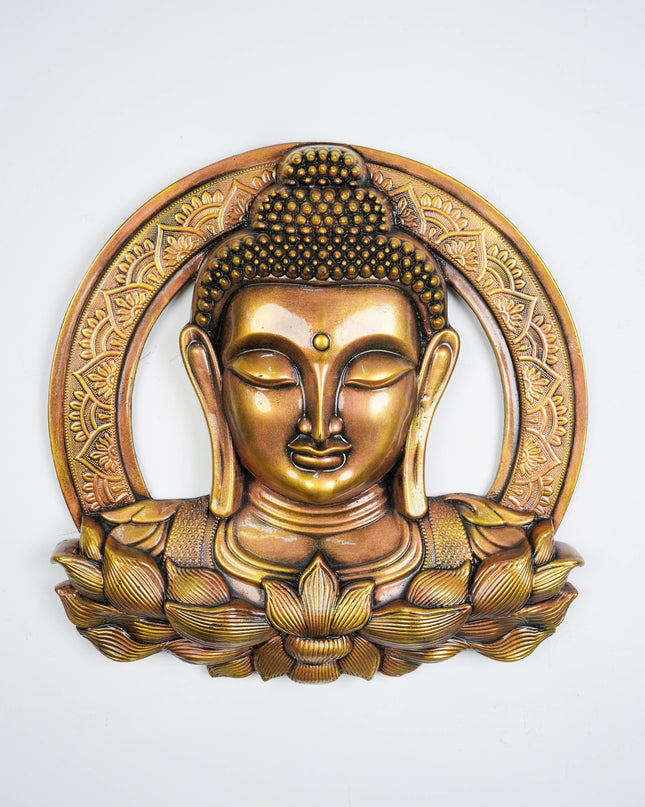 Buddha Wall Hanging Frame - Brown - 15 inch - WL5918-2
