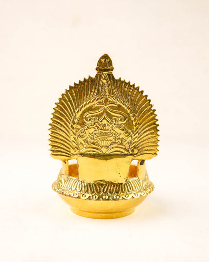 Brass Ashtalakshmi Diya - 5 inch - WL5929