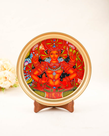 Brass Plate with Mural Print - 10 inch - WL5937-3