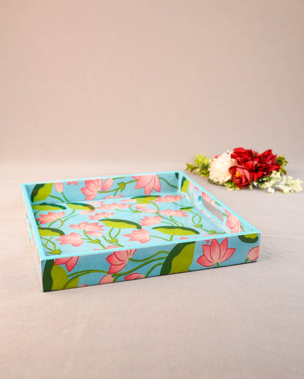 Digital Printed Square Tray - 10X10 inch - WL5938