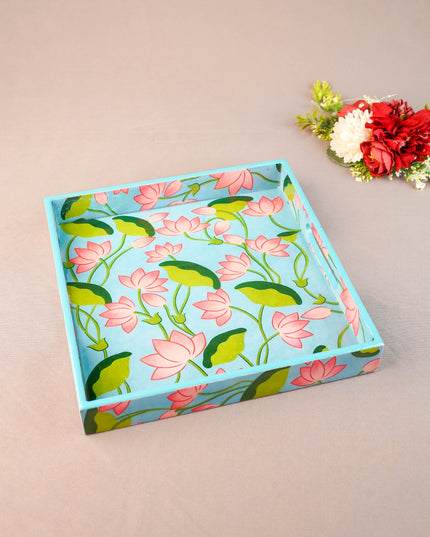 Digital Printed Square Tray - 10X10 inch - WL5938
