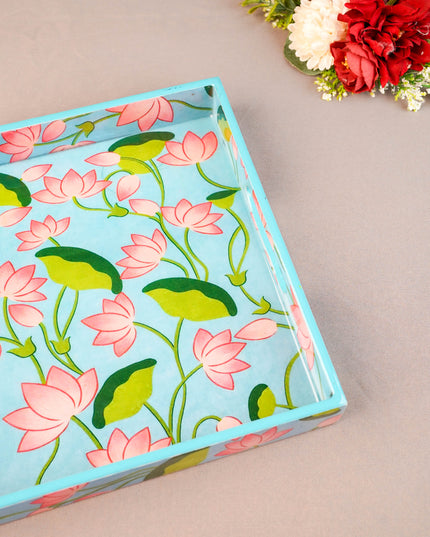 Digital Printed Square Tray - 10X10 inch - WL5938