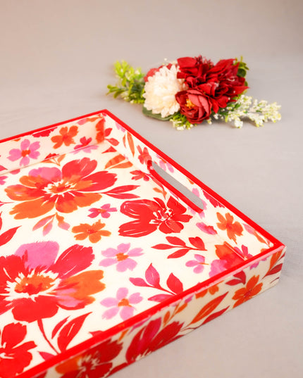 Digital Printed Square Tray - 10X10 inch - WL5939