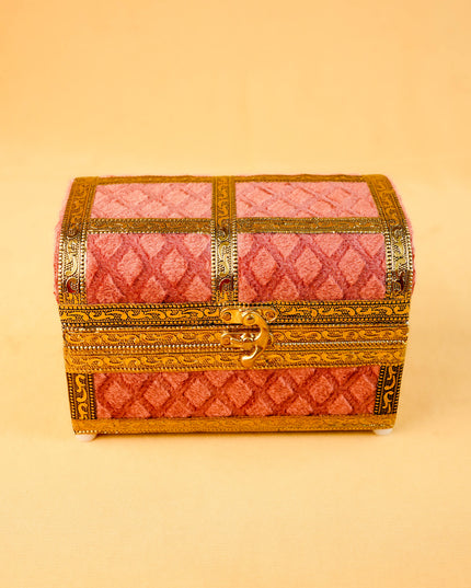 Velvet Dry Fruit Box with 2 Jar - WL5947