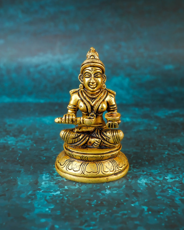 Brass Annapoorani Idol - 4 inch - WL5951