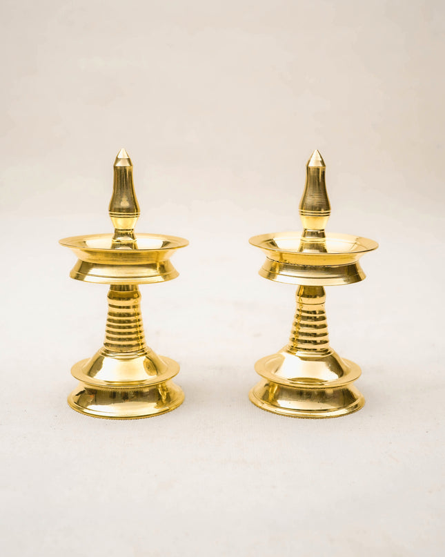 Brass Kerala Diya - 4 inch - WL5963