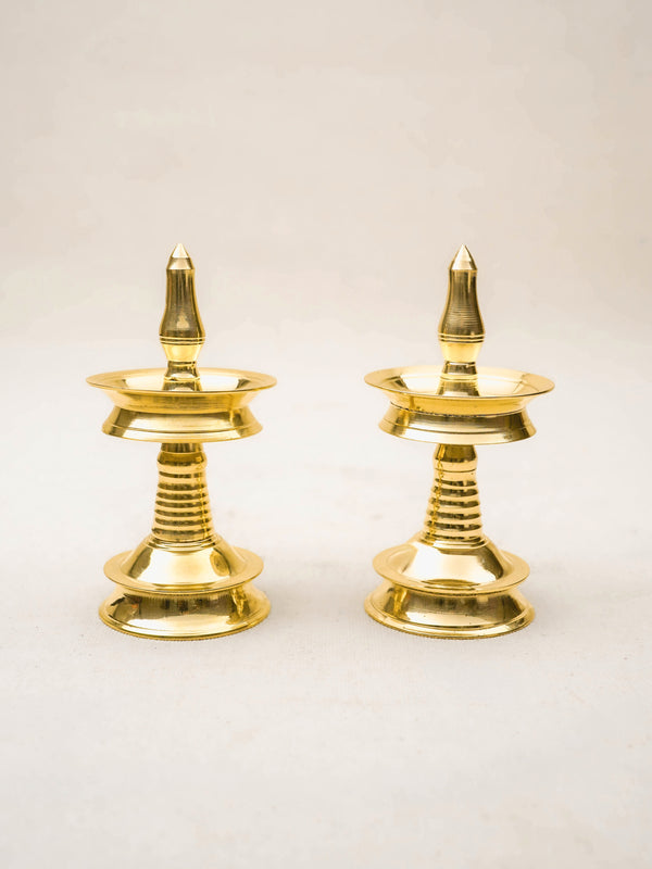 Brass Kerala Diya - 4 inch - WL5963