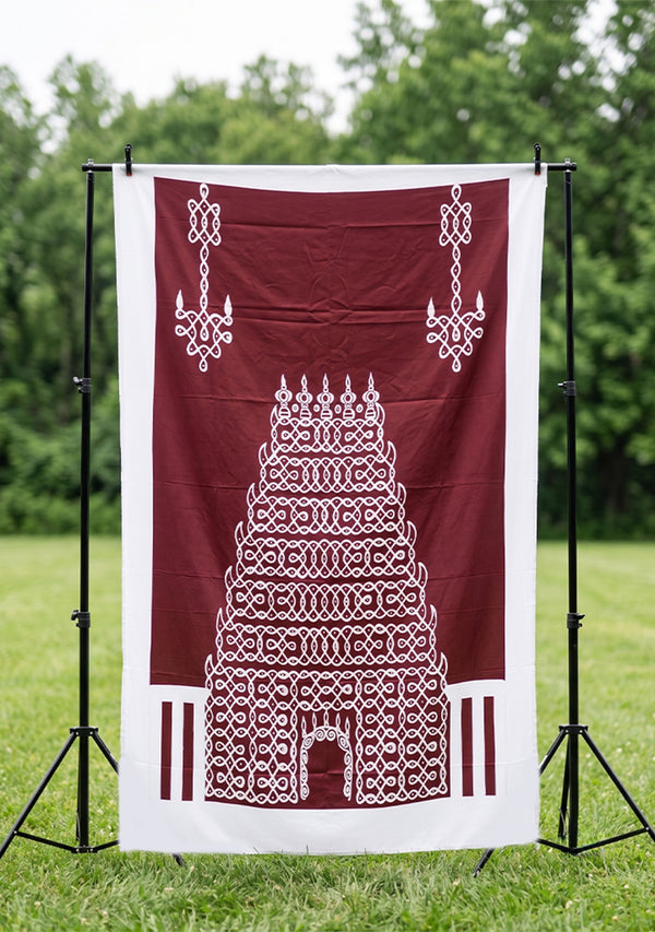 Back Drop - Gopuram Kolam - WL5965