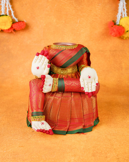 Varamahalakshmi Doll - 9 inch - Red - WL5971-2