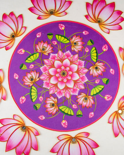 Rangoli: Flower - Set of 8 Lotus Petals - WL5981