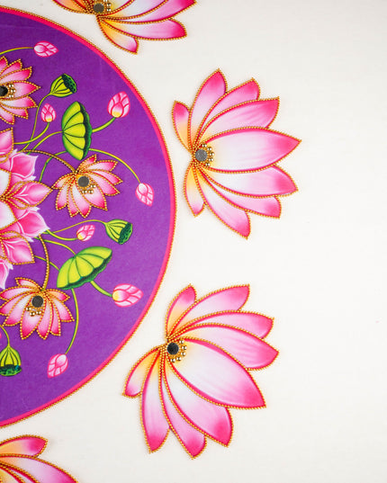 Rangoli: Flower - Set of 8 Lotus Petals - WL5981
