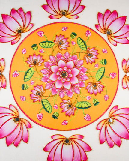 Rangoli: Flower - Set of 8 Lotus Petals - WL5981