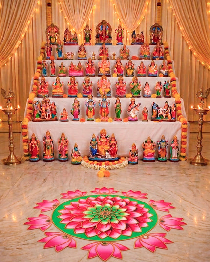 Rangoli: Flower - Set of 10 Lotus Petals - WL5982