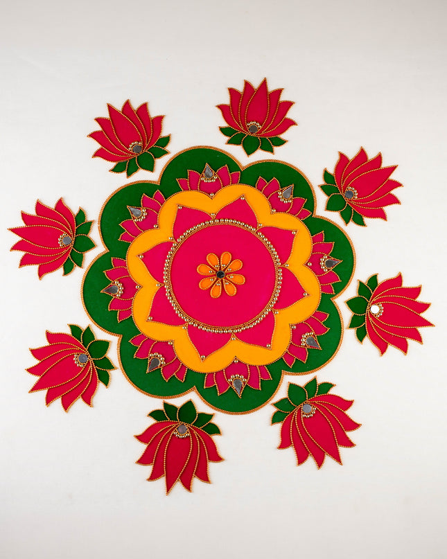 Rangoli: Flower - Set of 8 Lotus Petals - WL5983
