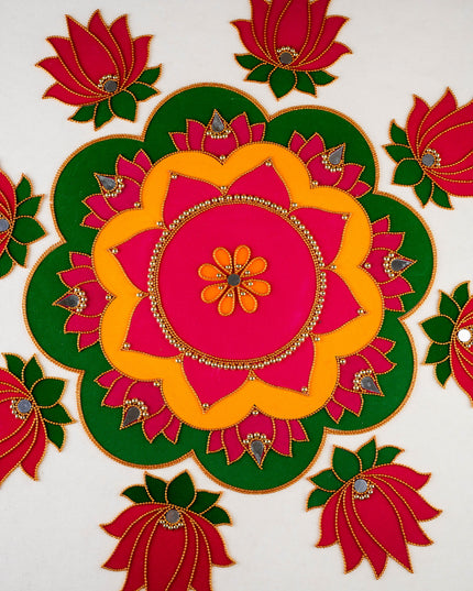 Rangoli: Flower - Set of 8 Lotus Petals - WL5983