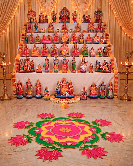 Rangoli: Flower - Set of 8 Lotus Petals - WL5983