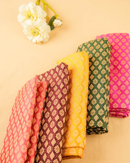 Brocade Blouse Bit - Set of 10 - Assorted Colors - WL5987-2