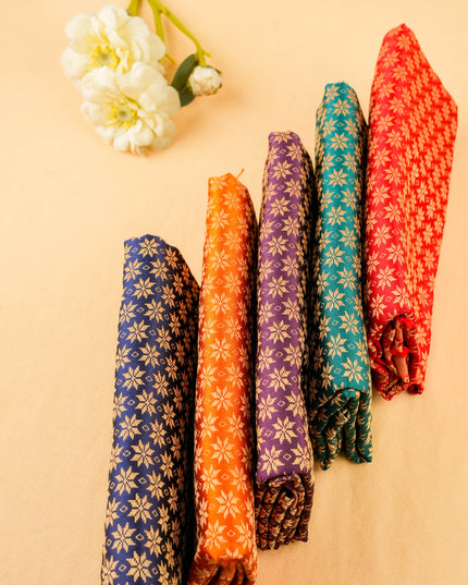 Brocade Blouse Bit - Set of 10 - Assorted Colors - WL5987-4