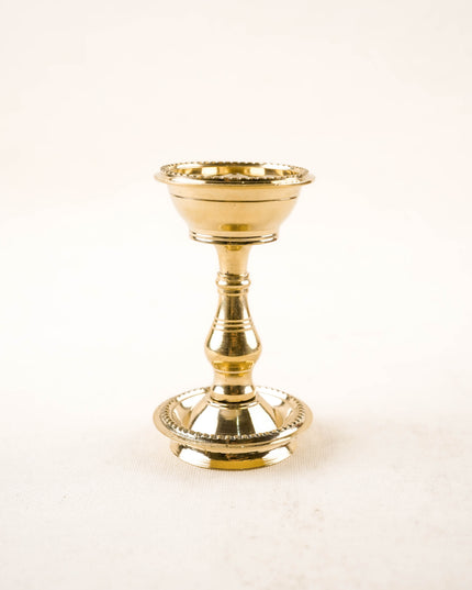 Brass Diya with Stand - 4 inch - WL5988