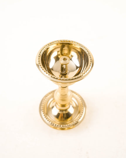 Brass Diya with Stand - 4 inch - WL5988