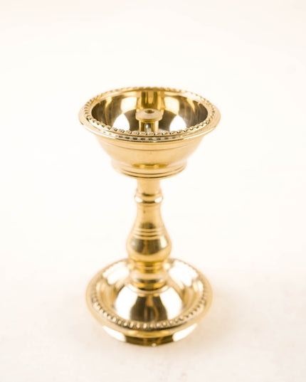 Brass Diya with Stand - 4 inch - WL5988