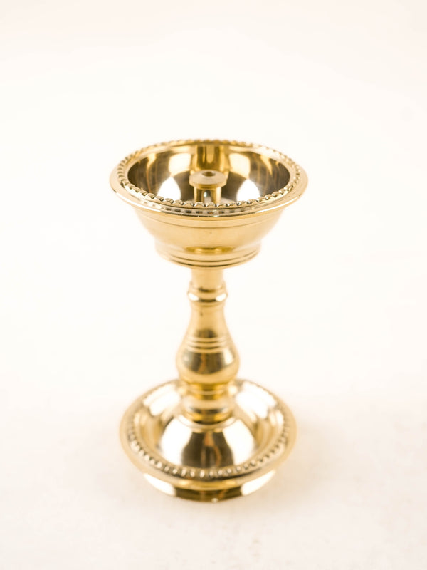 Brass Diya with Stand - 4 inch - WL5988