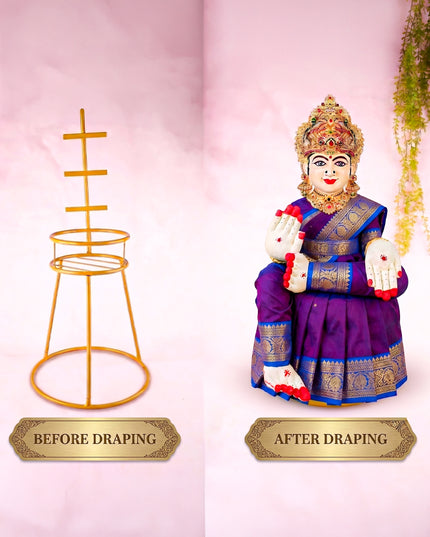 Metal Pooja Stand - 26 inch - WL5995