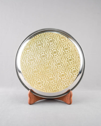 Meenakari Plate - Floral - 9 inch - WL6000-1