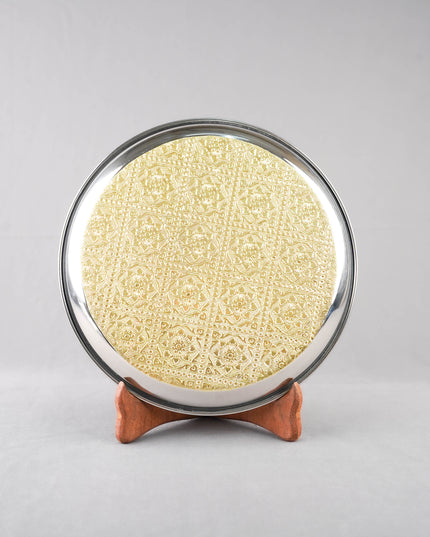 Meenakari Plate - Dholi - 9 inch - WL6000-2