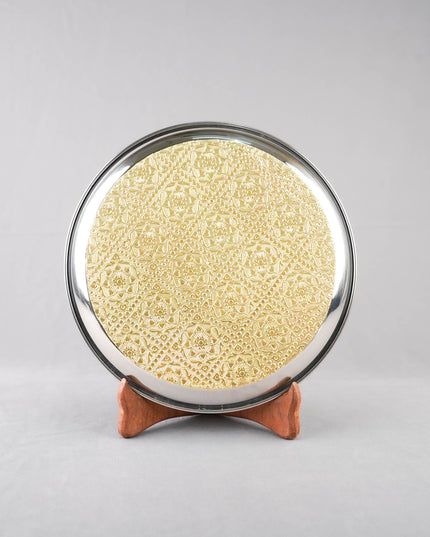Meenakari Plate - Peacock - 9 inch - WL6000-3