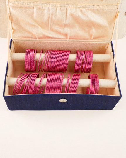 Raw Silk with Kalamkari Jewel Box - 11x7 inch - WL6002