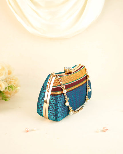 Hand Woven Sling Clutch - 8x5 inch - WL6005