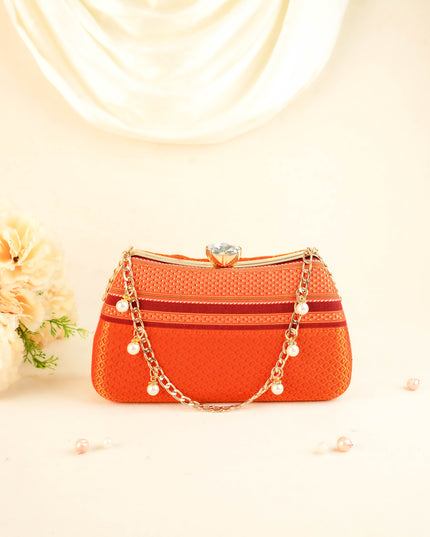 Hand Woven Sling Clutch - 8x5 inch - WL6005