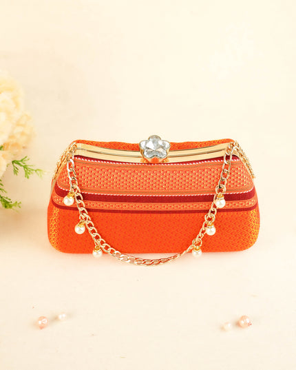 Hand Woven Sling Clutch - 8x5 inch - WL6005
