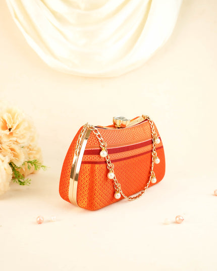 Hand Woven Sling Clutch - 8x5 inch - WL6005