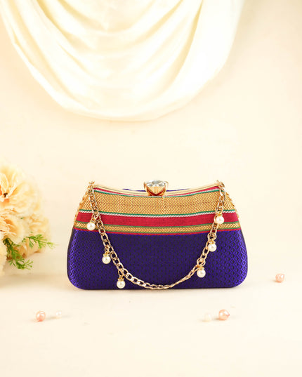 Hand Woven Sling Clutch - 8x5 inch - WL6005