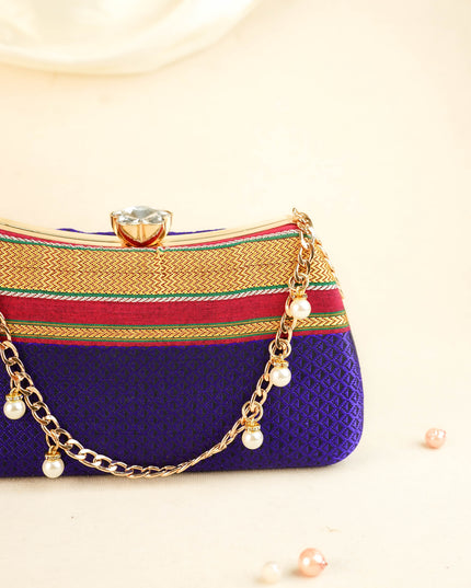 Hand Woven Sling Clutch - 8x5 inch - WL6005