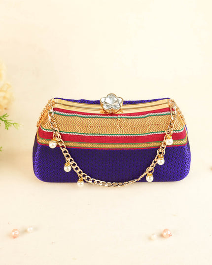 Hand Woven Sling Clutch - 8x5 inch - WL6005