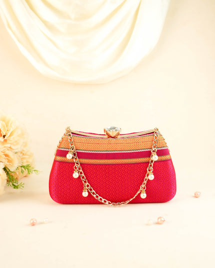 Hand Woven Sling Clutch - 8x5 inch - WL6005