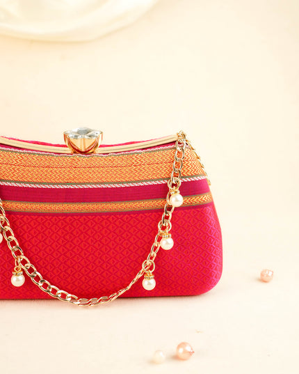 Hand Woven Sling Clutch - 8x5 inch - WL6005