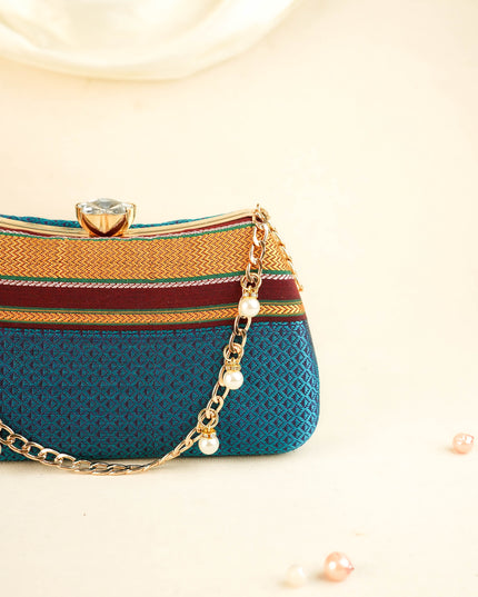 Hand Woven Sling Clutch - 8x5 inch - WL6005