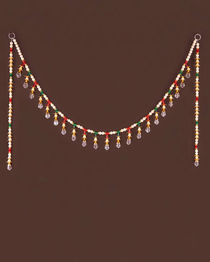 White Beads Thoran - WL6007