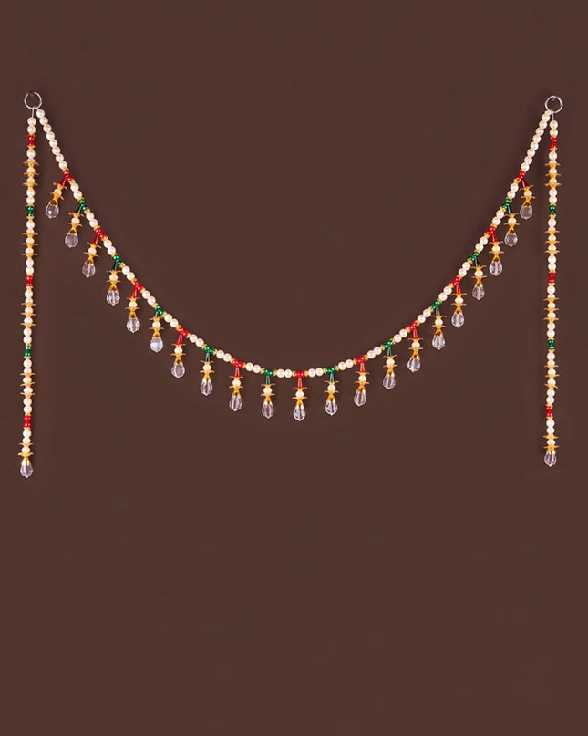 White Beads Thoran - WL6007