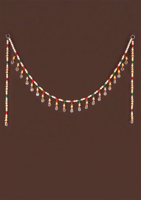 White Beads Thoran - WL6007